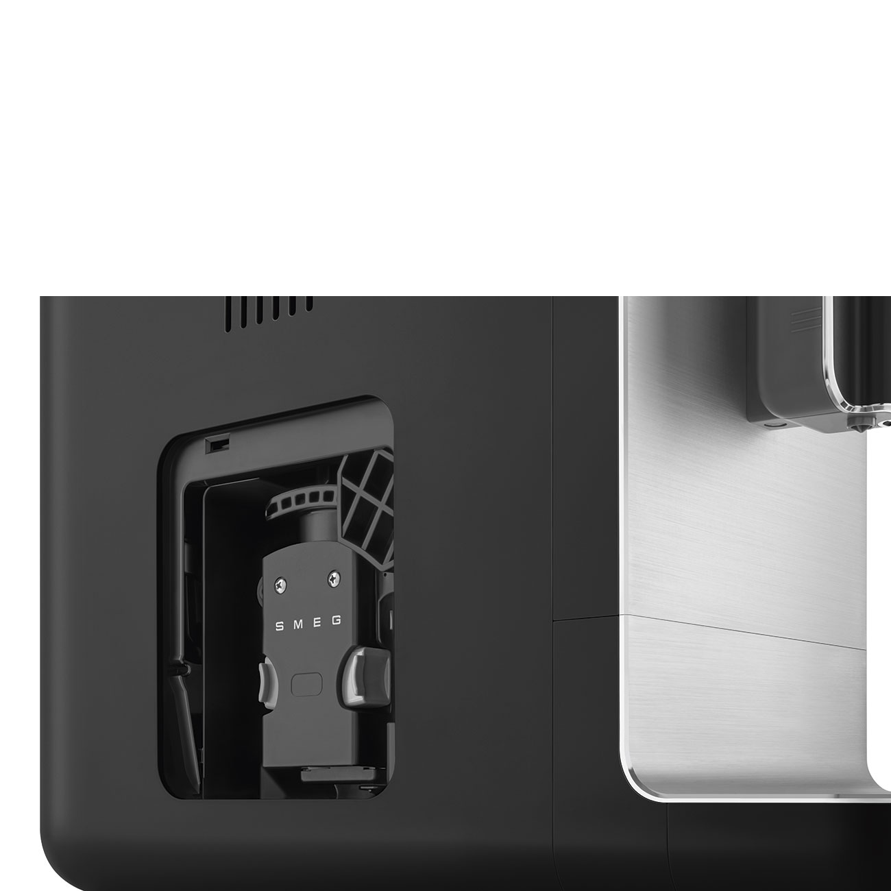 Machine expresso automatique SMEG avec broyeur intégré - Noir Mat - BCC12BLMEU – Image 2