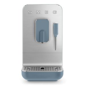 Machine expresso automatique SMEG avec broyeur intégré - Bleu Orage Mat - BCC12SBMEU