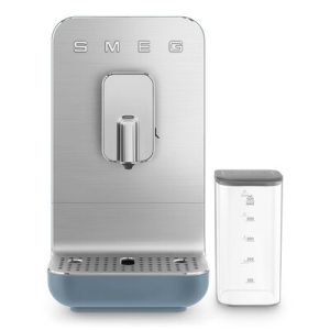 Machine expresso automatique SMEG avec broyeur intégré - Bleu Orage Mat - BCC13SBMEU
