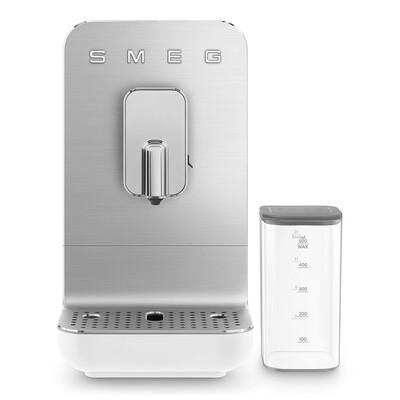Machine expresso automatique SMEG avec broyeur intégré - Blanc Mat - BCC13WHMEU