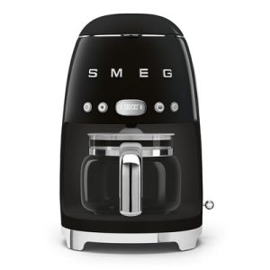 Machine à café filtre SMEG - Noir Brillant - DCF02BLEU