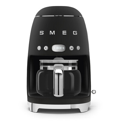 Machine à café filtre SMEG - Noir Mat - DCF02BLMEU