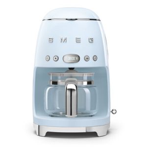 Machine à café filtre SMEG - Bleu Azur Brillant - DCF02PBEU