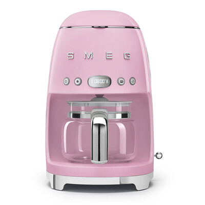 Machine à café filtre SMEG - Rose Brillant - DCF02PKEU