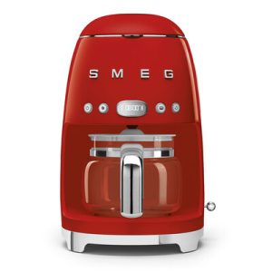 Machine à café filtre SMEG - Rouge Brillant - DCF02RDEU