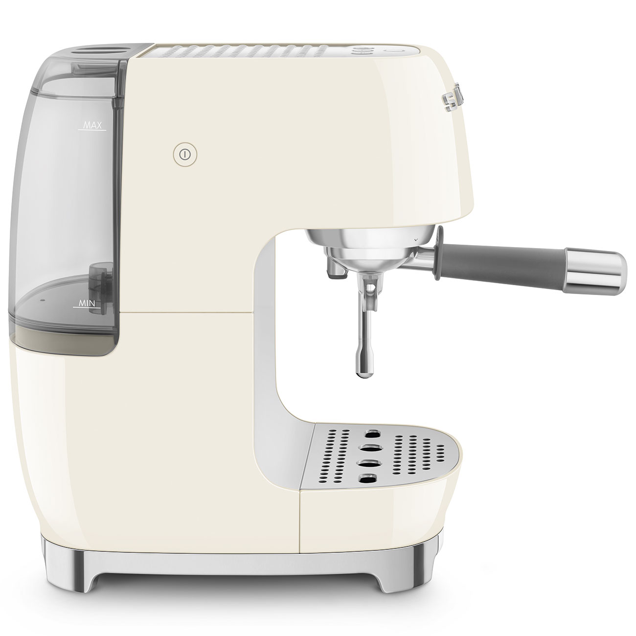 Machine expresso manuelle SMEG avec broyeur intégré - Crème Brillant - ECF03CREU – Image 3