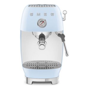 Machine expresso manuelle SMEG avec broyeur intégré - Bleu Azur Brillant - ECF03PBEU