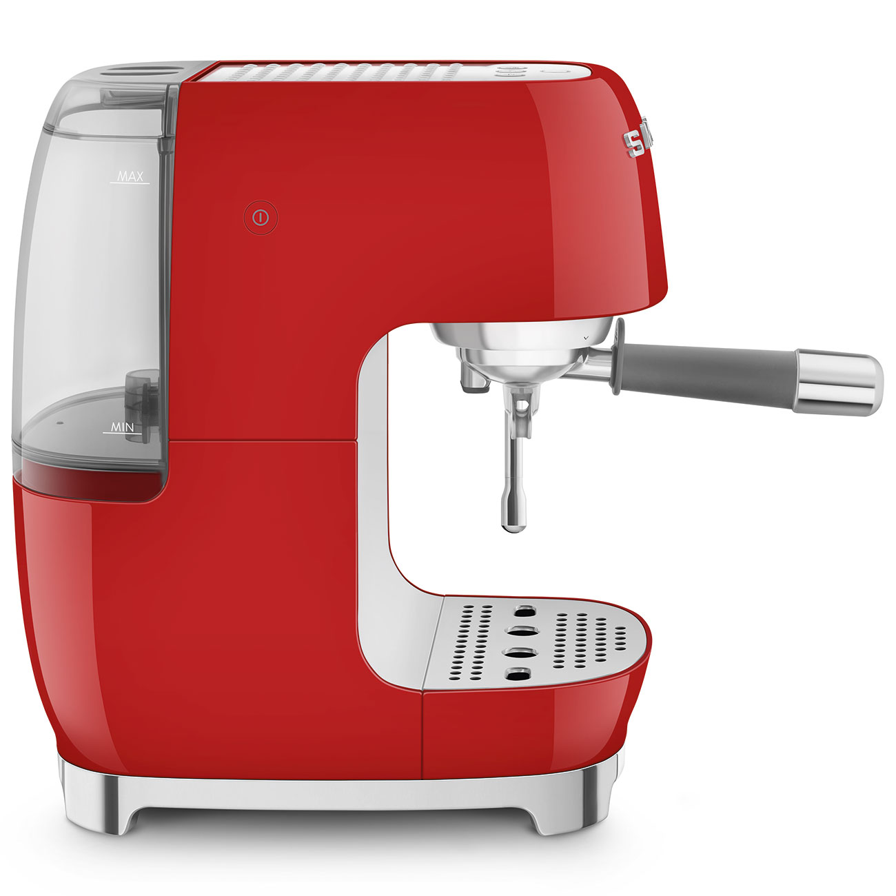 Machine expresso manuelle SMEG avec broyeur intégré - Rouge Brillant - ECF03RDEU – Image 3