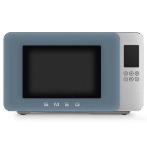 Micro-ondes SMEG MOC01SBMEU pose libre gril - Bleu Orage