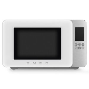 Micro-ondes SMEG MOC01WHMEU pose libre gril - Blanc