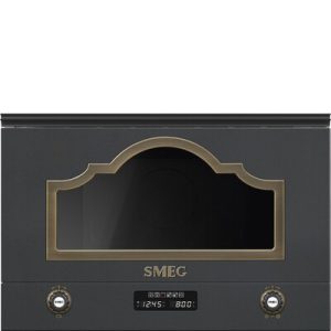 Micro-ondes SMEG MP722AO encastrable gril - Anthracite
