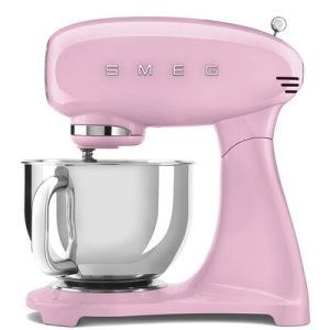 Robot pâtissier SMEG SMF05 1000W Années 50 - Rose