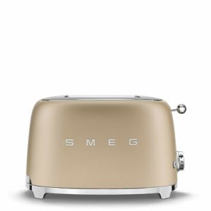 Grille-pain SMEG 2 tranches Années 50 - Or Mat