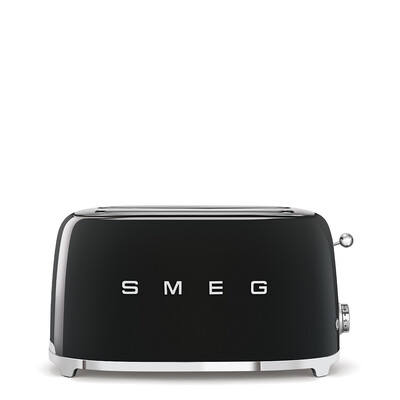 Grille-pain SMEG 4 tranches / 2 fentes Années 50 - Noir