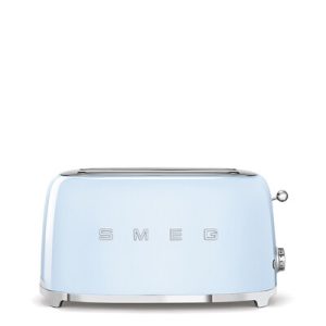 Grille-pain SMEG 4 tranches / 2 fentes Années 50 - Bleu Azur