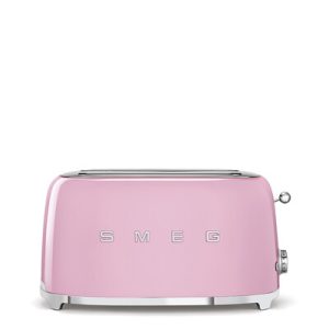 Grille-pain SMEG 4 tranches / 2 fentes Années 50 - Rose