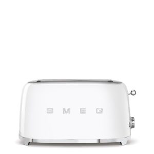 Grille-pain SMEG 4 tranches / 2 fentes Années 50 - Blanc