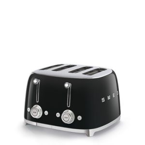 Grille-pain SMEG 4 tranches / 4 fentes Années 50 - Noir