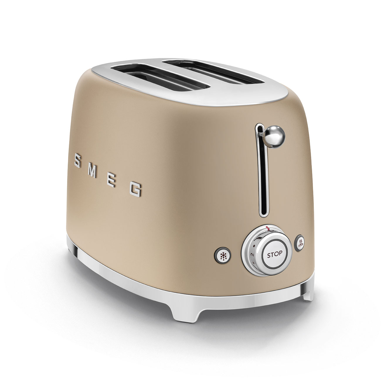 Grille-pain SMEG 2 tranches Années 50 - Or Mat – Image 2