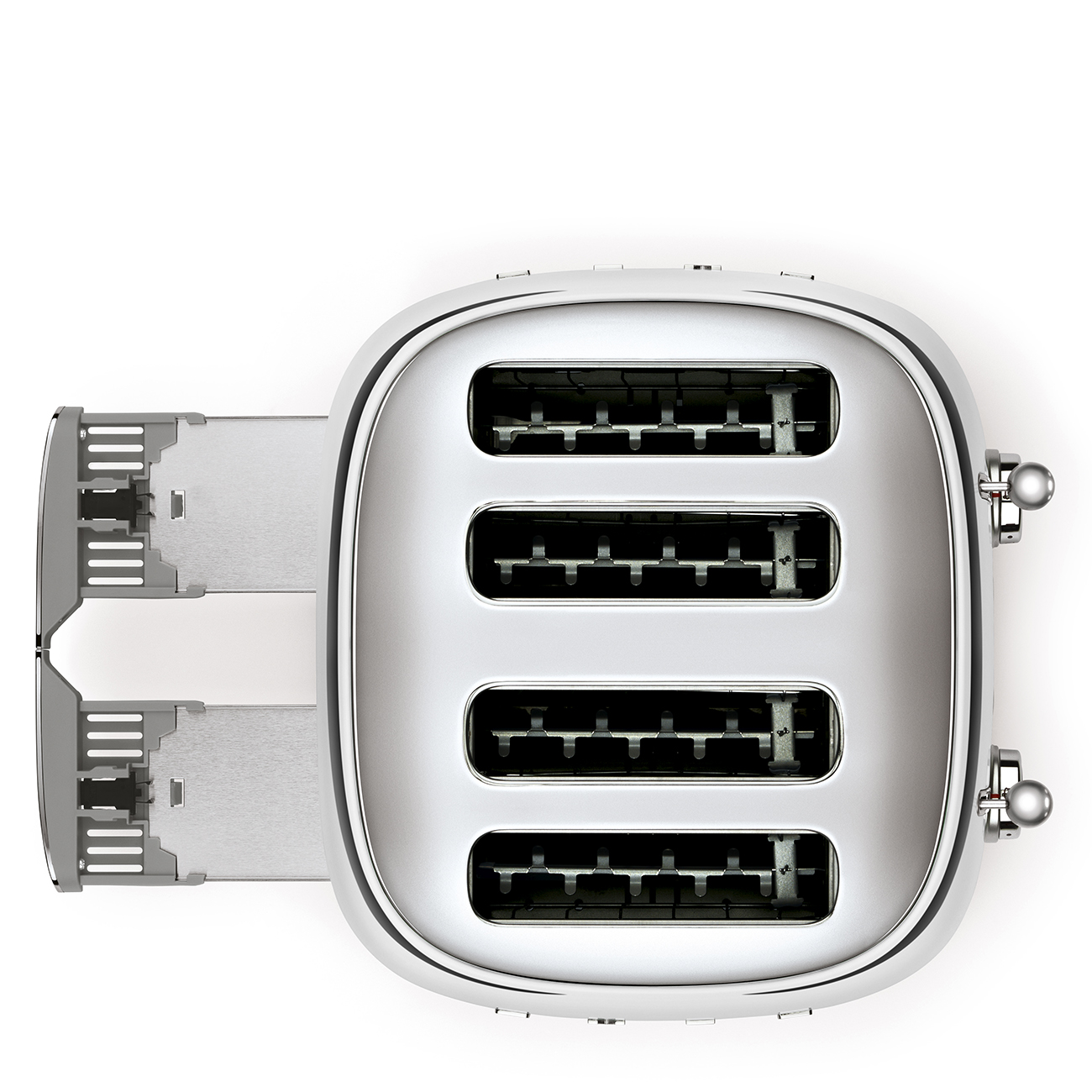 Grille-pain SMEG 4 tranches / 4 fentes Années 50 - Acier – Image 4