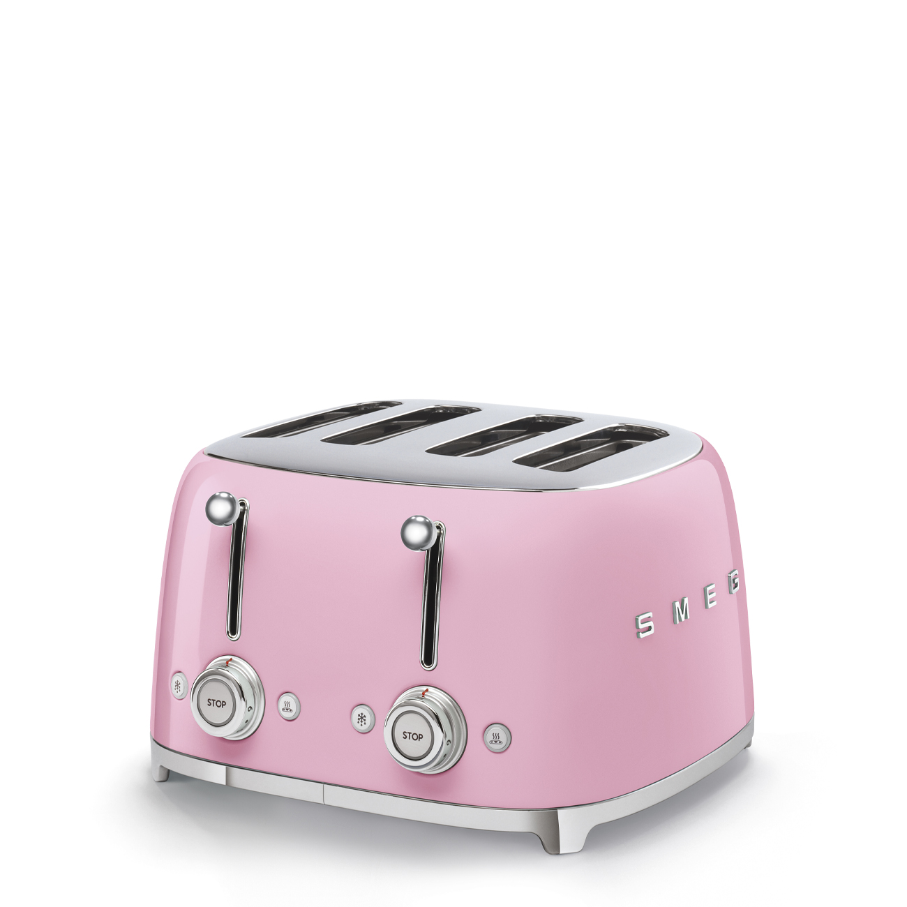 Grille-pain SMEG 4 tranches / 4 fentes Années 50 - Rose – Image 2