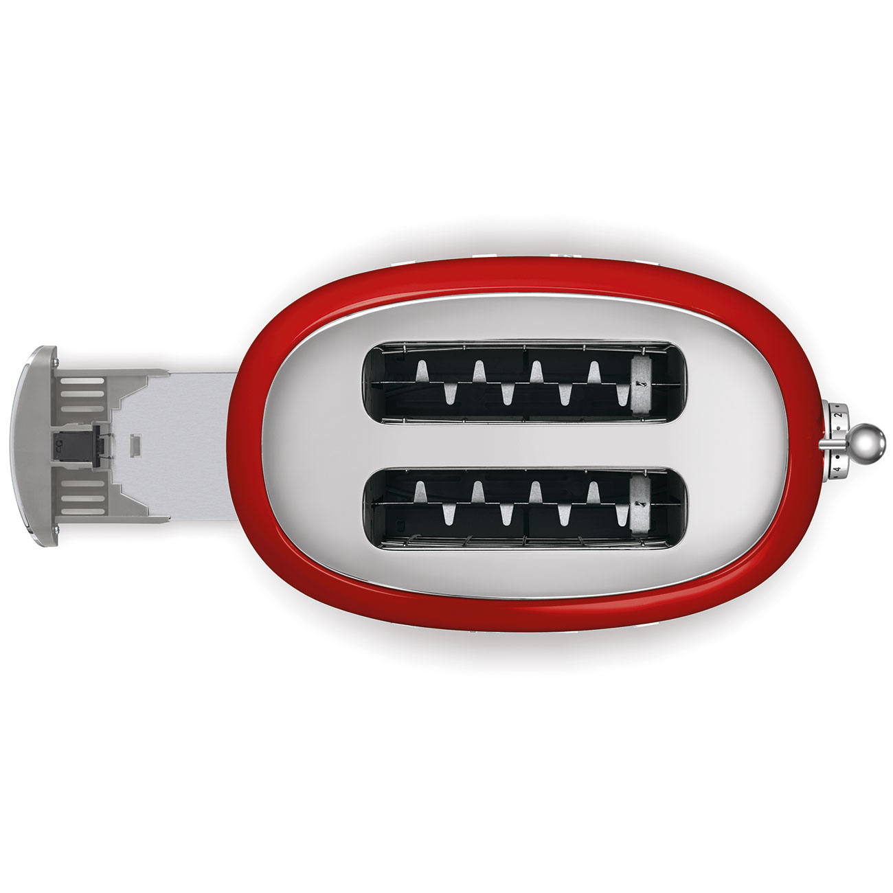 Grille-pain SMEG 2 tranches Années 50 - Rouge – Image 4