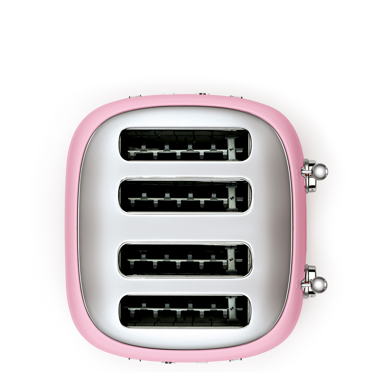 Grille-pain SMEG 4 tranches / 4 fentes Années 50 - Rose – Image 3