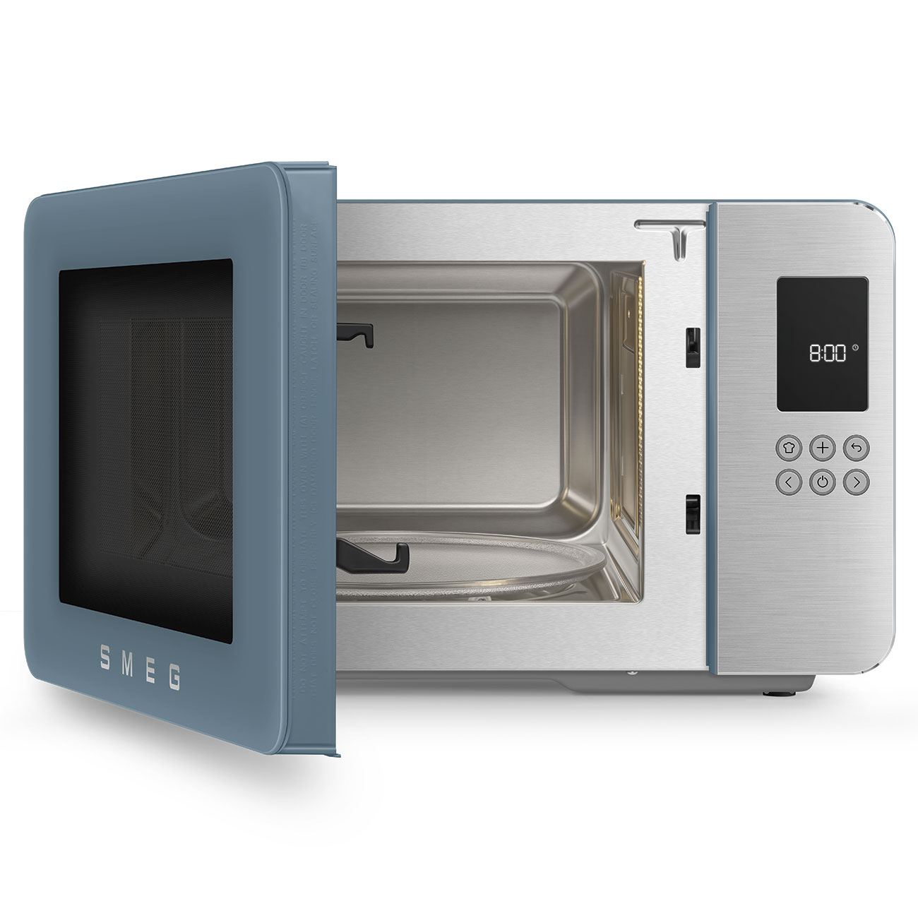 Micro-ondes SMEG MOC01SBMEU pose libre gril - Bleu Orage – Image 4
