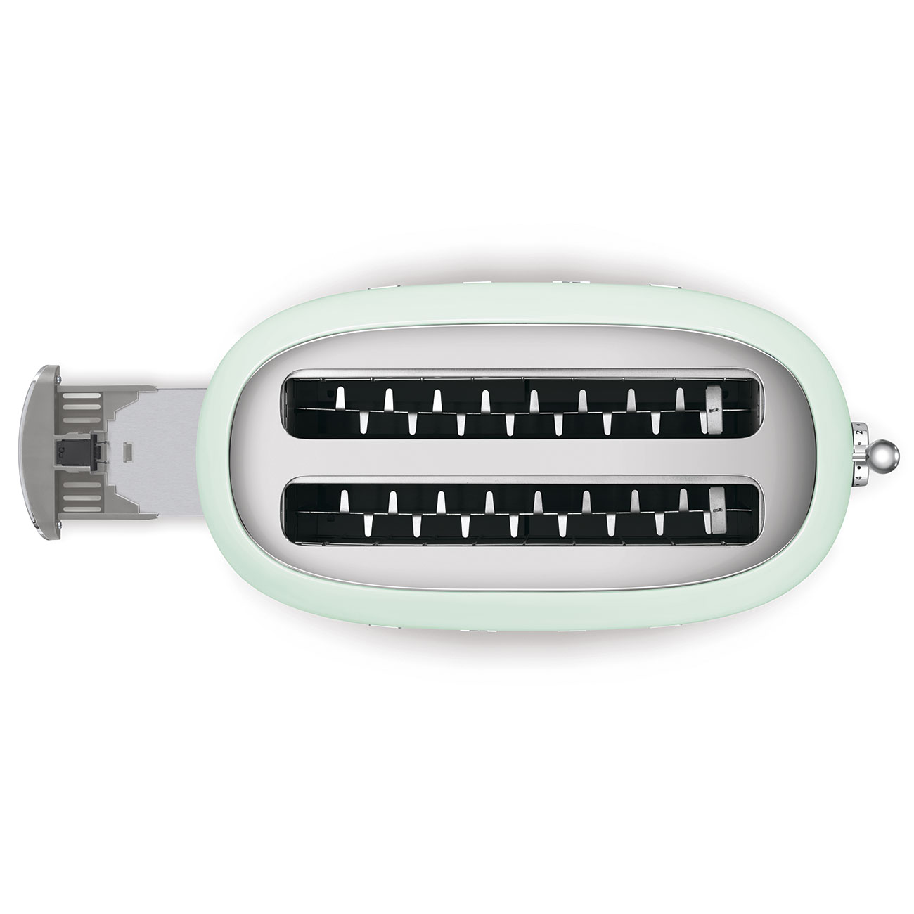 Grille-pain SMEG 4 tranches / 2 fentes Années 50 - Vert d'Eau – Image 4