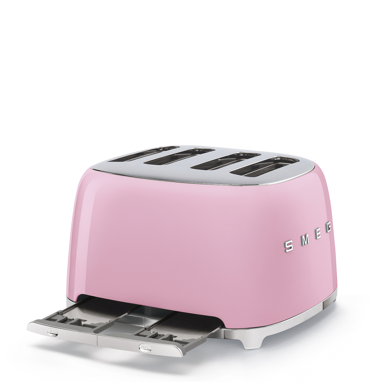 Grille-pain SMEG 4 tranches / 4 fentes Années 50 - Rose – Image 4