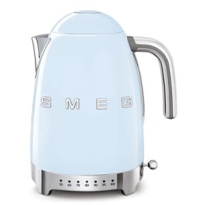 Bouilloire SMEG 1,7L Températures Réglables Années 50 - Bleu Azur