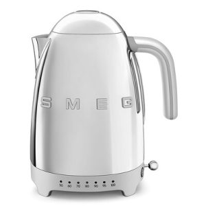 Bouilloire SMEG 1,7L Températures Réglables Années 50 - Acier Inox