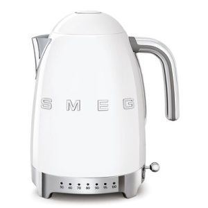 Bouilloire SMEG 1,7L Températures Réglables Années 50 - Blanc