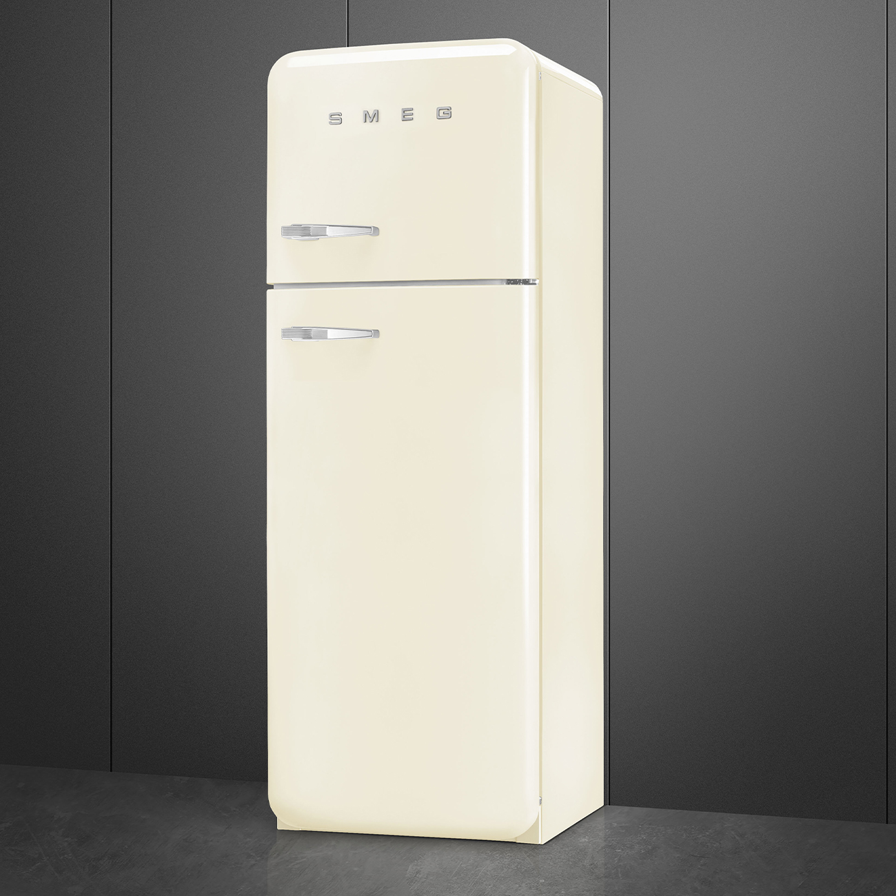 Réfrigérateur Deux portes Crème Esthétique Années 50 – Image 4