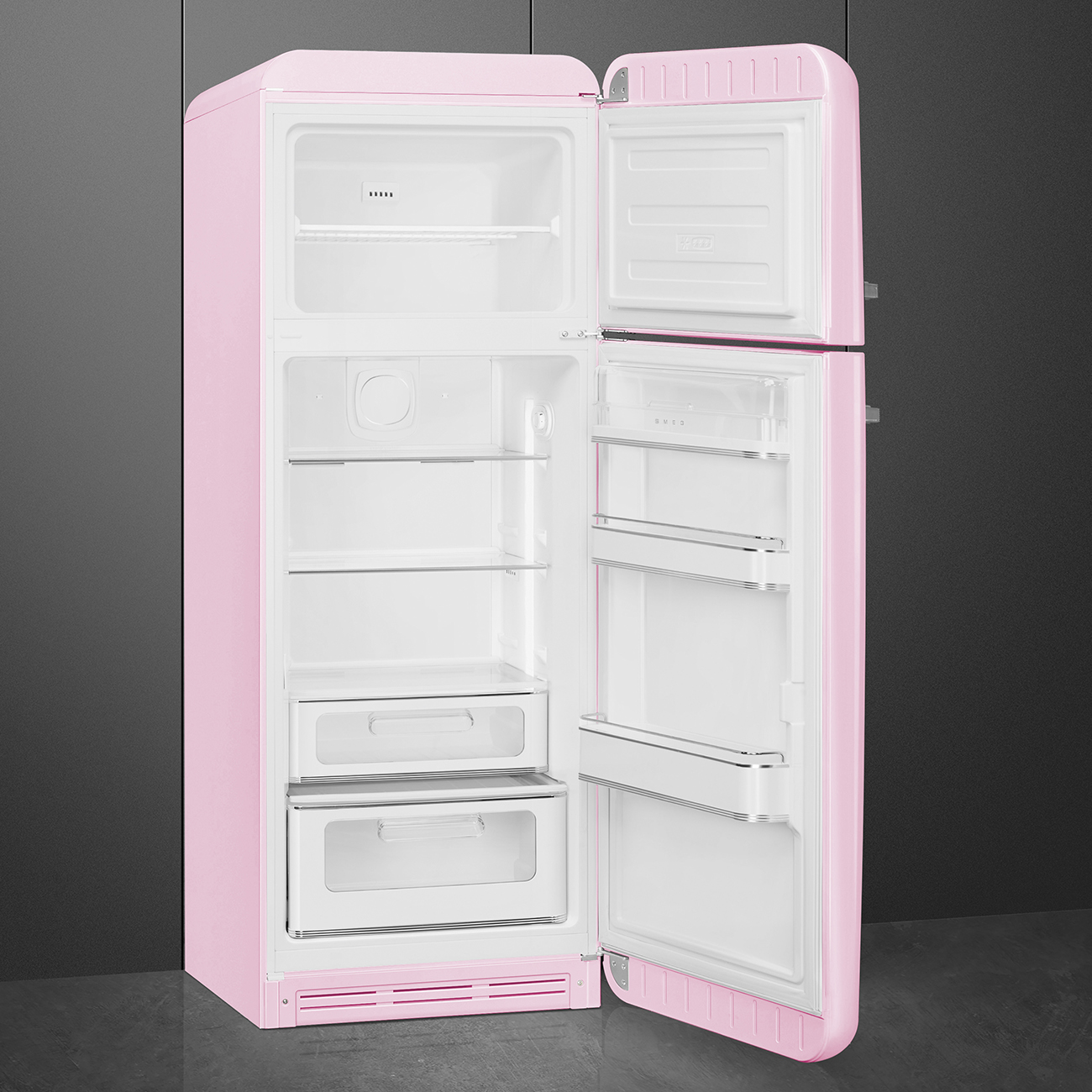 Réfrigérateur Deux portes Rose Esthétique Années 50 – Image 2