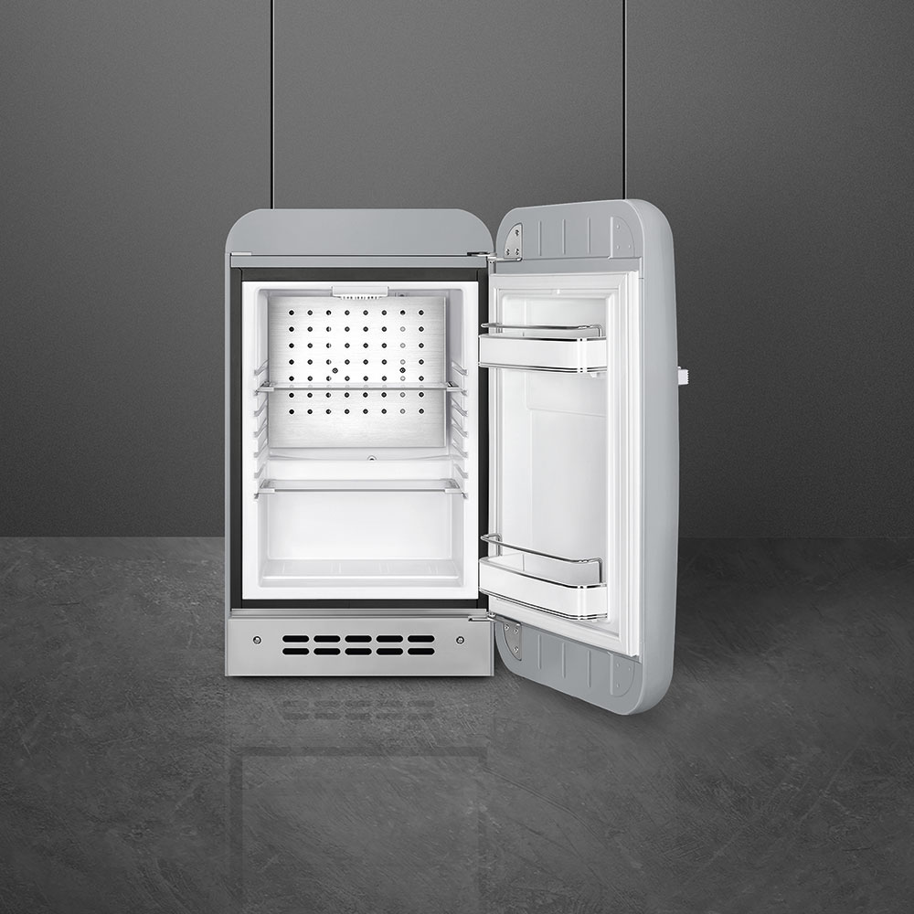 Réfrigérateur Une porte Gris métal Esthétique Années 50 – Image 2