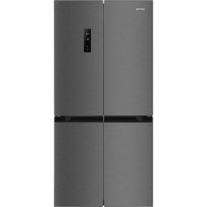 Réfrigérateur 4 portes Dark Grey Inox Look Esthétique Universel