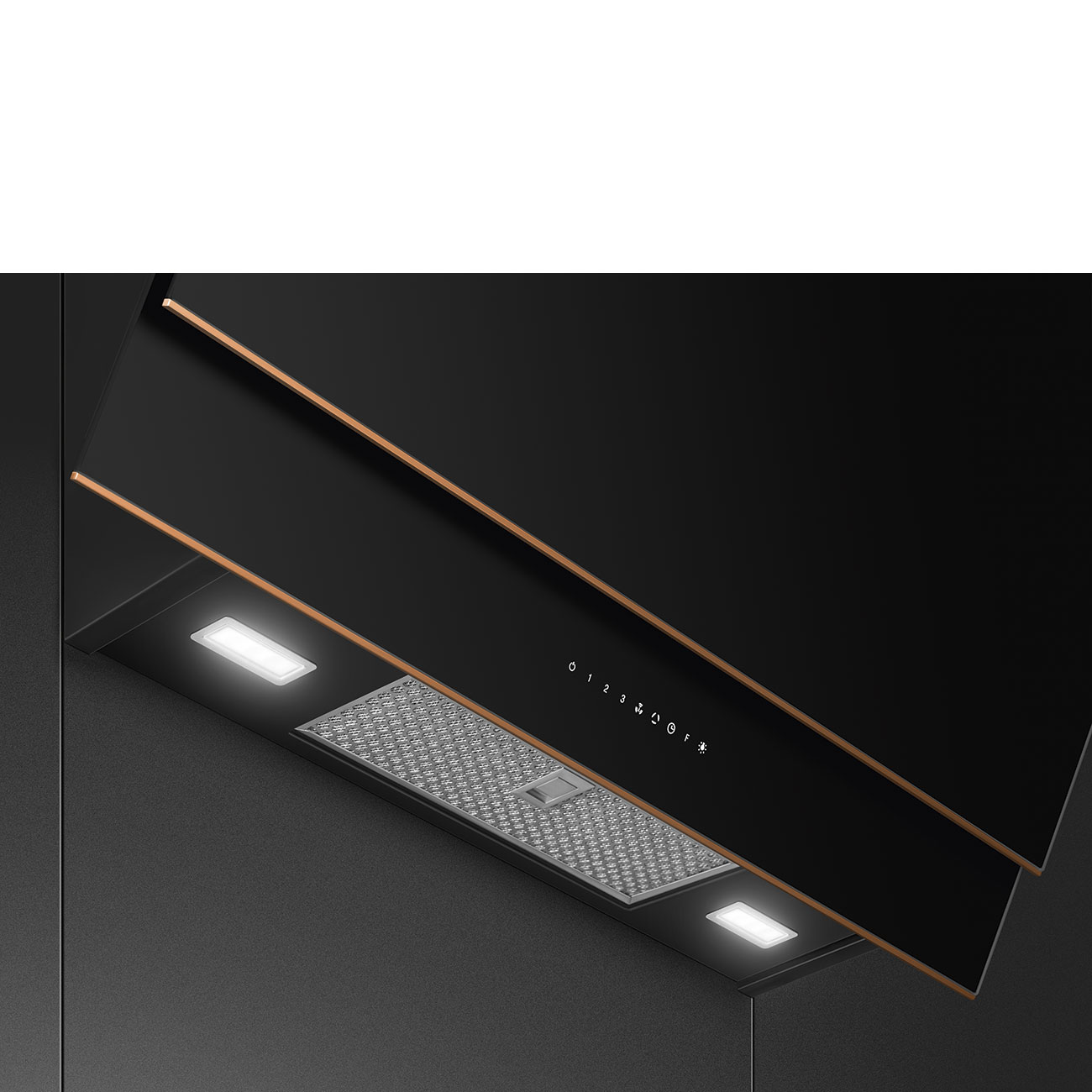 Hotte décorative murale Noir Esthétique Dolce Stil Novo – Image 3