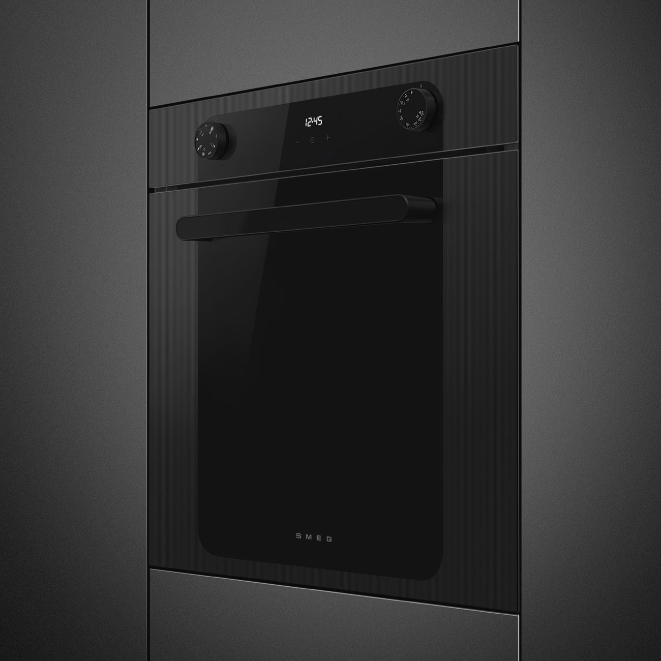 Four 60 cm Vapor Clean Noir Chaleur tournante - Esthétique Musa – Image 2