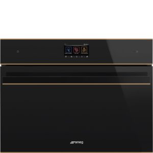Four SMEG Dolce Stil Novo Compact 45cm Combiné Micro-ondes - Noir