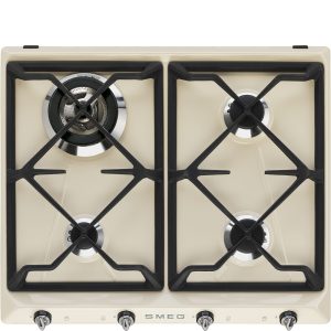 Table de Cuisson SMEG Gaz 60cm - Crème
