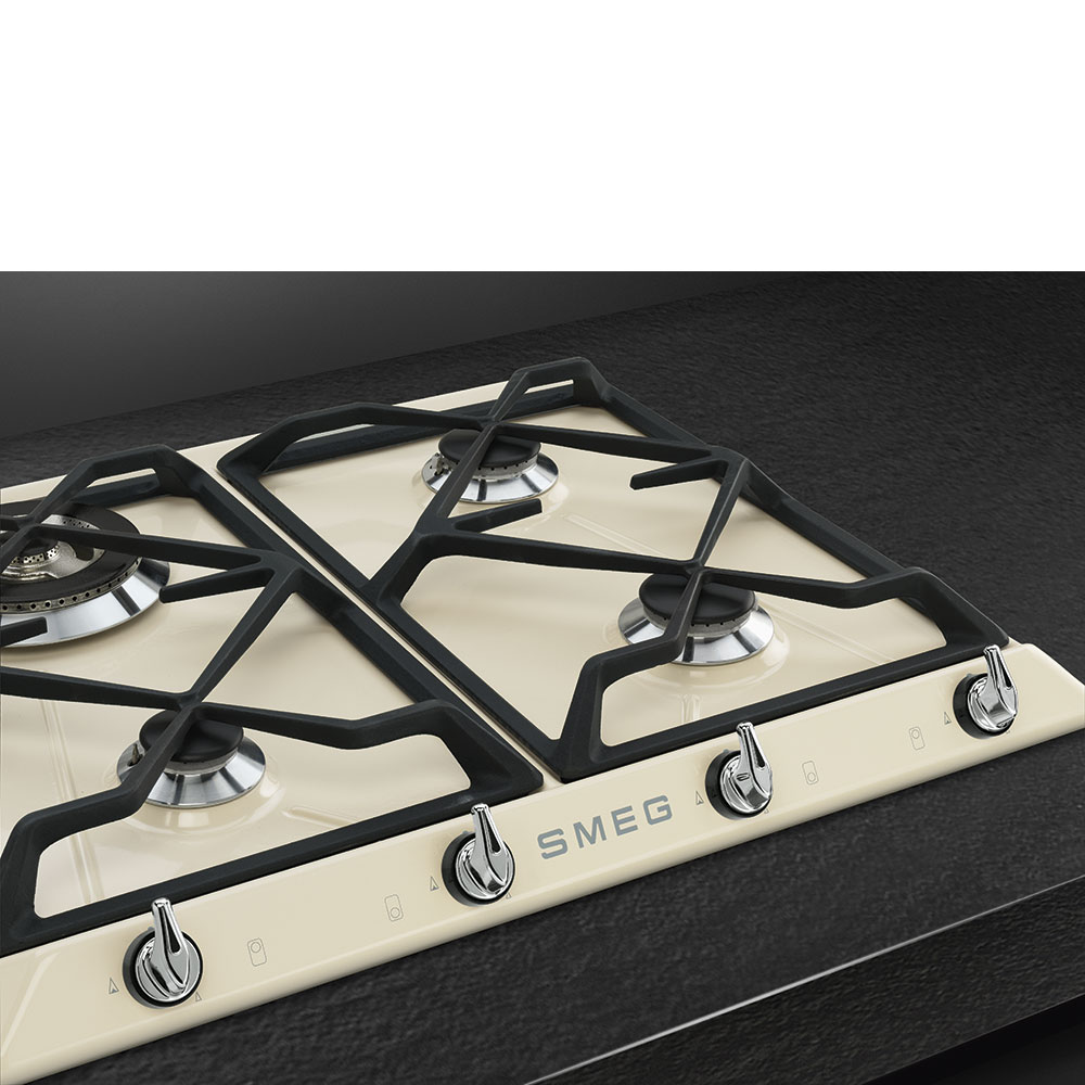 Table de Cuisson SMEG Gaz 60cm - Crème – Image 2