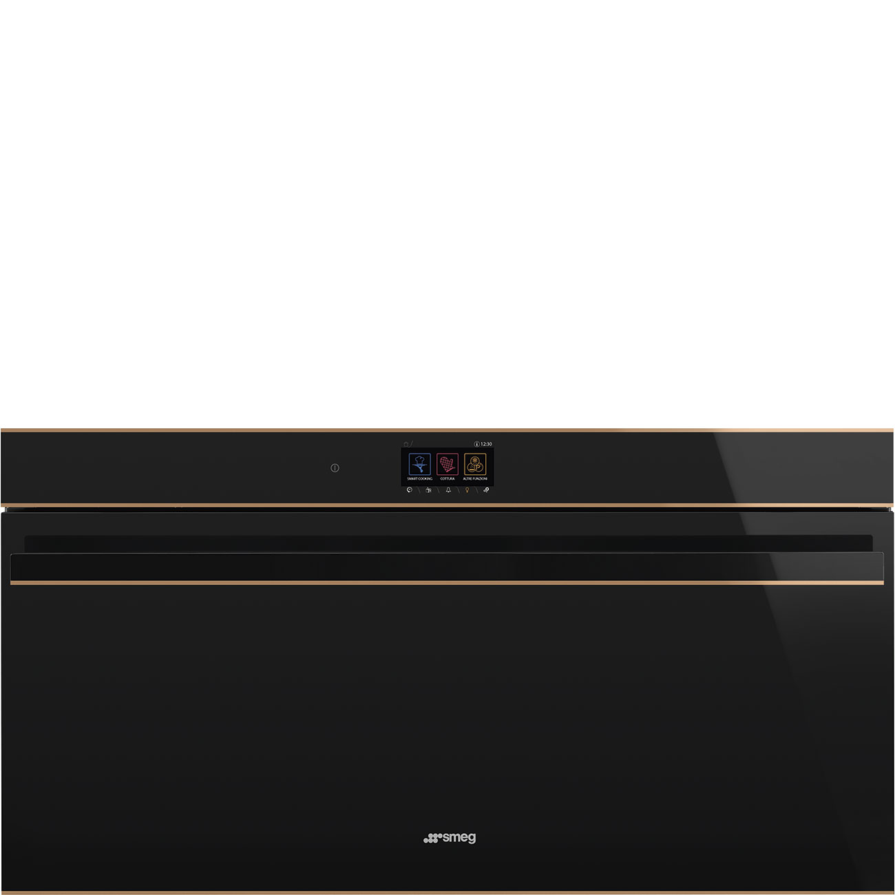 Four SMEG Dolce Stil Novo Pyrolyse 90cm Hauteur Réduite 48cm - Noir – Image 3